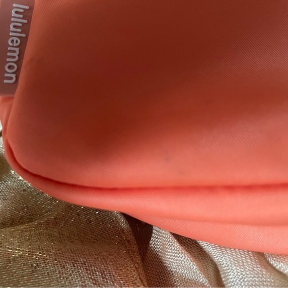 Lululemon Athletica Peach Cosmetic Bag - Picture 4 of 4
